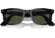 Ray-Ban RB2140 Original Wayfarer Sunglasses, Black Crystal Green Frame, 50mm Lens, 901-5022