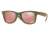 Ray-Ban RB2140F Sunglasses 6109Z2-52 - Metallic Green Frame, Light Brown Mirror Pink Lenses
