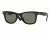 Ray-Ban RB2140F Sunglasses 901/58-52 - Black Frame, Crystal Green Polarized Lenses