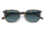 Ray-Ban RB2197 Elliot Sunglasses, Yellow/Blue Havana Frame, Blue Gradient Grey Lens, 50, RB2197-13563M-50