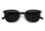 Ray-Ban RB2197F Elliot Sunglasses, Black Frame, Black Lens, Polarized, Asian Fit, 54, RB2197F-901-48-54