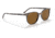 Ray-Ban RB2197F Elliot Sunglasses, Brown/Grey Havana Frame, Brown Lens, Polarized, Asian Fit, 54, RB2197F-135757-54