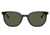 Ray-Ban RB2197F Elliot Sunglasses, Shiny Black Frame, Green Lens, Asian Fit, 54, RB2197F-901-31-54