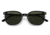 Ray-Ban RB2197F Elliot Sunglasses, Shiny Black Frame, Green Lens, Asian Fit, 54, RB2197F-901-31-54