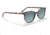 Ray-Ban RB2197F Elliot Sunglasses, Yellow/Blue Havana Frame, Blue Gradient Grey Lens, Asian Fit, 54, RB2197F-13563M-54