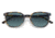 Ray-Ban RB2197F Elliot Sunglasses, Yellow/Blue Havana Frame, Blue Gradient Grey Lens, Asian Fit, 54, RB2197F-13563M-54