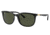 Ray-Ban RB4386F Sunglasses, Black Frame, Green Lens, Asian Fit, 55, RB4386F-601-31-55