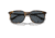 Ray-Ban RB4386F Sunglasses, Havana Frame, Blue Lens, Asian Fit, 55, RB4386F-710-R5-55