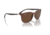 Ray-Ban RB4386F Sunglasses, Transparent Brown Frame, Polarized Brown Lens, Asian Fit, 55, RB4386F-6652AN-55