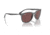 Ray-Ban RB4386F Sunglasses, Transparent Grey Frame, Polarized Dark Violet Lens, Asian Fit, 55, RB4386F-6650AF-55