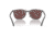 Ray-Ban RB4386F Sunglasses, Transparent Grey Frame, Polarized Dark Violet Lens, Asian Fit, 55, RB4386F-6650AF-55