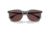 Ray-Ban RB4386F Sunglasses, Transparent Grey Frame, Polarized Dark Violet Lens, Asian Fit, 55, RB4386F-6650AF-55