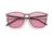 Ray-Ban RB4387 Sunglasses, Evolve Photo Pink to Blue Lenses, Transparent Violet, 56, RB4387-6574Q3-56