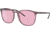 Ray-Ban RB4387 Sunglasses, Evolve Photo Pink to Blue Lenses, Transparent Violet, 56, RB4387-6574Q3-56