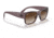 Ray-Ban RJ9287S Wayfarer Nomad Junior Sunglasses - Kids, Transparent Dark Brown Frame, Brown Gradient Lens, 48, RJ9287S-711513-48