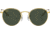 Ray-Ban RJ9547S Round Sunglasses - Kids, Legend Gold, Dark Green, 44, RJ9547S-286-71-44