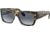 Ray-Ban Wayfarer Nomad RB2187 Sunglasses, Light Blue Gradient Grey Lenses, Yellow Havana, 54, RB2187-133286-54