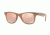 Ray-Ban WAYFARER RB4340 Sunglasses 61667Y-50 - Beige Frame, Grey Gradient Brown Mirror Pin Lenses