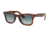 Ray-Ban WAYFARER RB4340 Sunglasses 63973M-50 - Red Havana Frame, Blue Gradient Grey Lenses