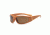 Real Kids Shades Boy's Unbreakable Bolt Sunglasses, Brown/Orange Frame with Polarized Brown Lens, Kid 4BOLBRORP2