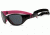 Real Kids Shades Girl's Unbreakable Adventure Sunglasses, Black/Cherry Pink Frame with Polarized Smoke Lens, Kid 4ADVBKCPP2