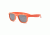 Real Kids Shades Neon Orange Square Flex Fit Frame with Silver Mirror Lens 2+, Unisex 2SURNOR