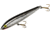 Rebel Lures Rebel Jumpin Minnow Topwater Bait, 3 1/2in, 3/8 oz, Floating, Silver/Black, T1001