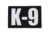 Red Rock Outdoor Gear Morale Patch, K-9, 97-081