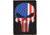 Red Rock Outdoor Gear Morale Patch, Skull USA Flag, 97-017