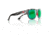 Redfin Polarized Tybee Sunglasses, Black Tortoise Frame, Mangrove Green Polarized Lens, One Size, 1106