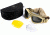 Revision Bullet Ant Tactical Goggles, Tan, Deluxe Kit - Clear, Solar, Yellow Lenses