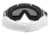 Revision Snowhawk Goggle System Deluxe Kit, Clear/Smoke/Yellow Lens, White Frame, 4-0101-0004