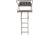Rhino Blinds Ladderstand, 17.5ft, Black/Steel, RTL-4000