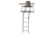 Rhino Blinds XL Series Ladderstand, 17.5ft, Black/Steel, RTL-3000