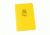 Rite in the Rain Stapled Notebook - Journal - 3 Pack, Yellow, 4/5/8 x 7 391FX