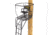 Rivers Edge Treestands Ladder 360 Lockdown, Black, 21 Foot, LD204