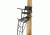Rivers Edge Treestands Lockdown 21' 1-Man Ladder stand, Black RE651