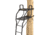 Rivers Edge Treestands Lockdown Bow Pro 1-Man Ladder Stand, Black, Medium RE653