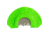 Roost'Em E'Ze Girl 3 Reed Diaphragm Turkey Call, Green 1401365