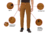 Rothco Active Flex Canvas Work Pant, Work Brown, 30, 62081-WorkBrown-30Wx30L