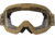 Rothco ANSI Ballistic OTG Goggle System, Interchangeable Smoke/Clear/Yellow Lenses, Coyote Brown Frame, 10738-CoyoteBrown