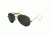 Rothco Aviator Air Force Style Sunglasses, Green, Military Printed Case and Box, 10200-Green-MilitaryPrintedCaseBox