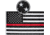 Rothco Deluxe Thin Red Line Flag / 3 X 5, 15961