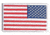 Rothco Iron On / Sew On Embroidered US Flag Patch, Red White Blue with White Border, 12777-RedWhiteBluewithWhiteBorder-Reverse