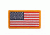Rothco Iron On / Sew On Embroidered US Flag Patch, Red White Blue with Yellow Border, 1777-RedWhiteBluewithYellowBorder-Normal