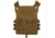 Rothco Laser Cut MOLLE Lightweight Armor Carrier Vest, Coyote Brown, 1528-CoyoteBrown-Regular