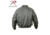 Rothco MA-1 Flight Jacket, Black, Small, 7324-Black-S
