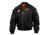 Rothco MA-1 Flight Jacket with Patches, Black, XL, 7250-Black-XL