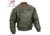 Rothco MA-1 Flight Jacket with Patches, Sage Green, 4XL, 72420-SageGreen-4XL
