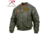 Rothco MA-1 Flight Jacket with Patches, Sage Green, 4XL, 72420-SageGreen-4XL